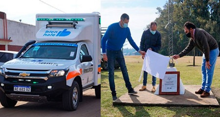 El Intendente Pisano entreg&oacute; una ambulancia 4x4 para la localidad de Hale