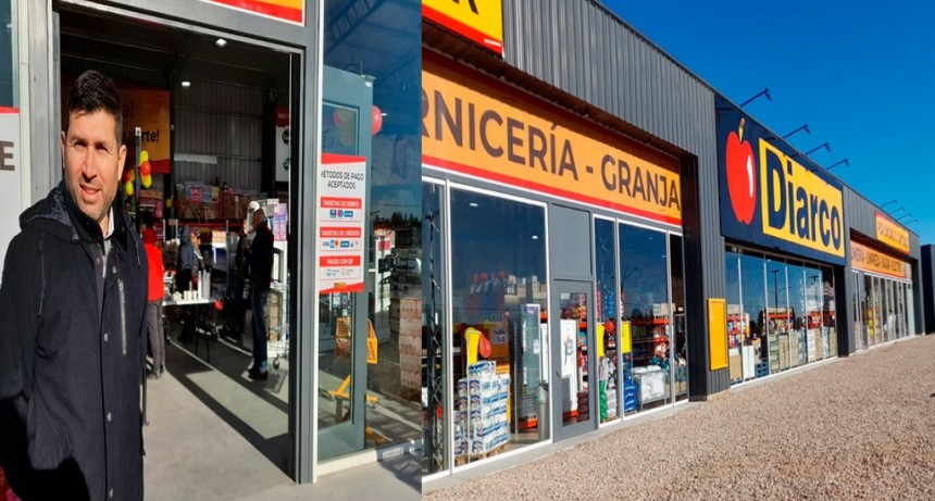 Diarco inauguró hoy en Bolívar, la sucursal nº76, y el móvil de FM 10 Radio ciudad estuvo en el local