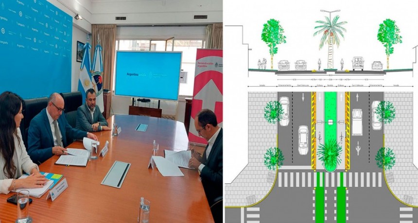 El intendente Pisano firmó el convenio de Movilidad Integral para la realización de Vías Seguras 