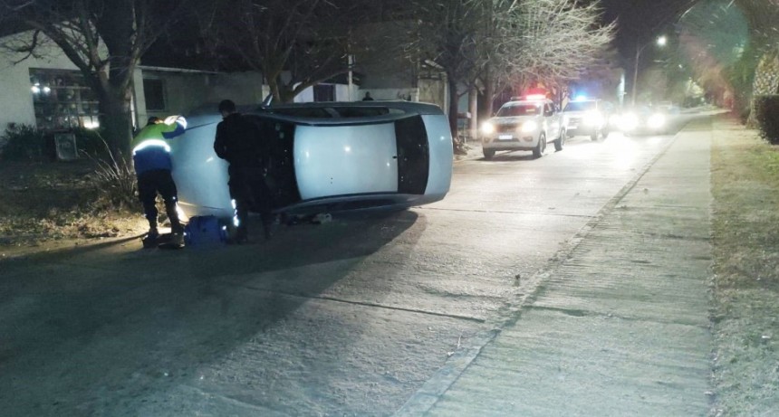 Vuelco en planta urbana