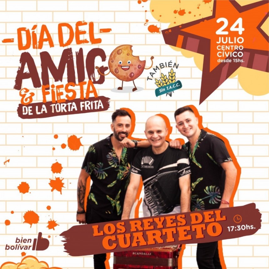 La Municipalidad de Bolívar celebrará este fin de semana el día del amigo en Bolívar y Pirovano