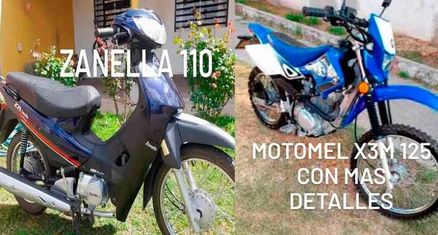 Dos motos robadas, una el viernes y la otra el sábado