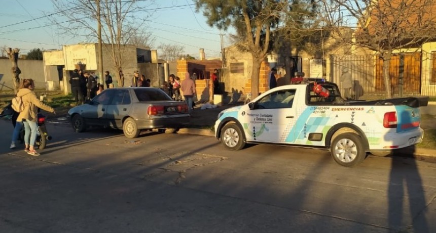 Alarma por el presumible incendio de una vivienda, se tradujo en colchones que habían tomado fuego y el foco ígneo fue extinguido por la misma familia