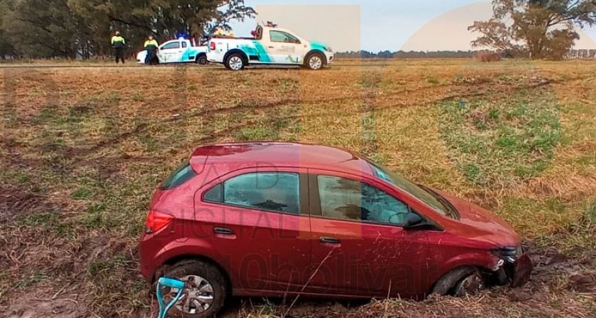 Una familia de Trenque Lauquen sufrió un despiste este domingo