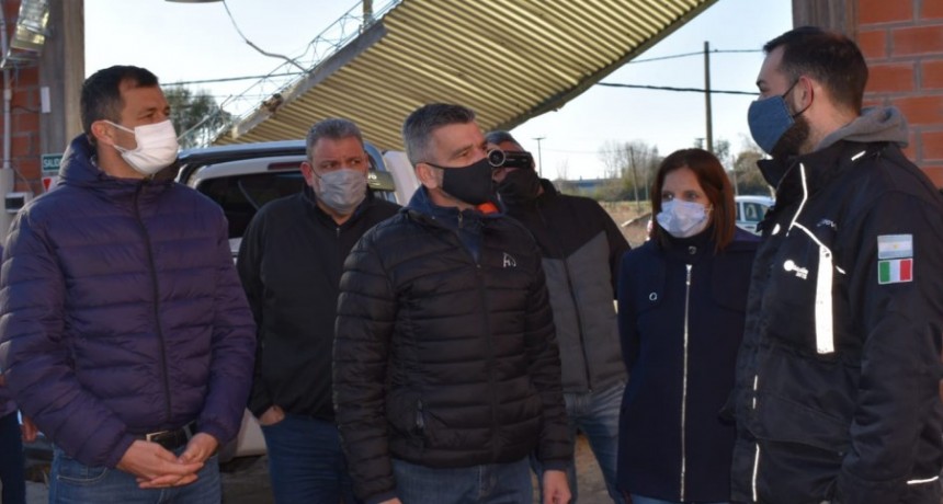 Bali Bucca acompañó al Ministro Zabaleta en su primer día de gestión en Saladillo