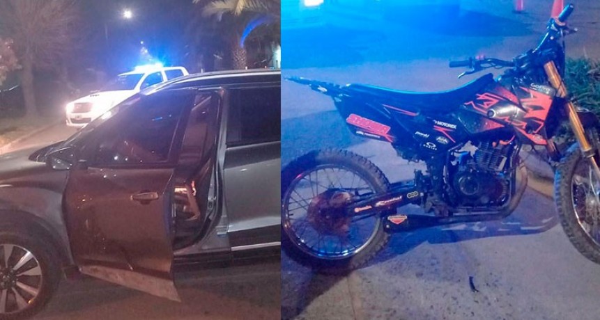 Un joven fue hospitalizado por prevención tras un impacto 