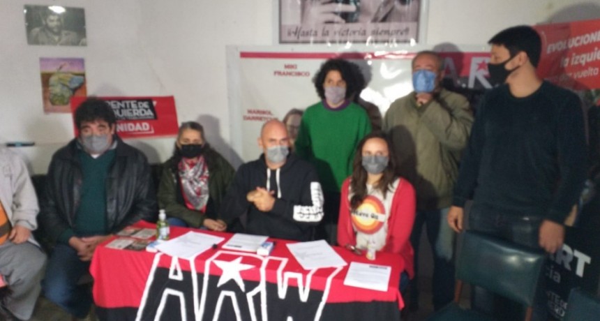 La izquierda de Micky Francisco presentó sus candidatos y fundó bases en la recuperación del salario, recuperar puestos de trabajo, que se hagan viviendas y mejoras sustanciales en el sistema educativo