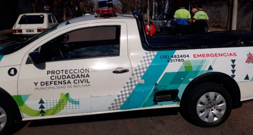 Este jueves, se registr&oacute; un impacto entre dos veh&iacute;culos en la intersecci&oacute;n de avenida Brown y calle Falucho