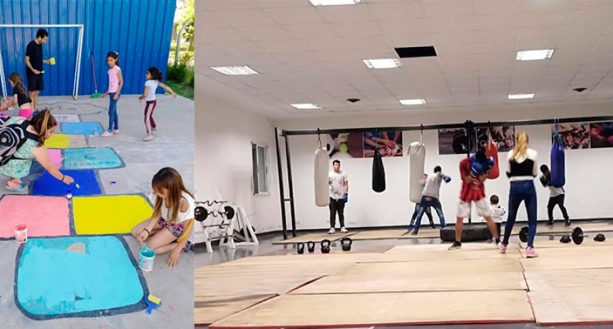 Talleres para jóvenes y niños en el Dispositivo Territorial Comunitario de barrio Vivanco