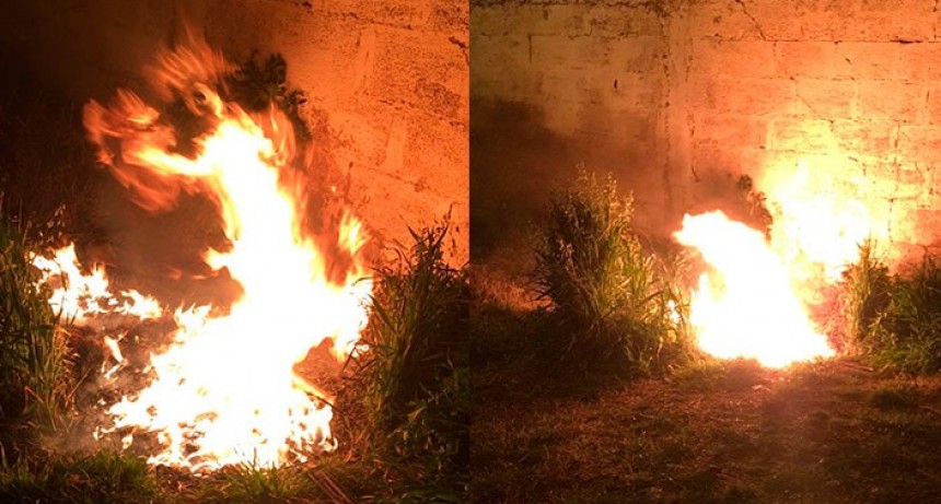 Detectaron un foco de incendio en barrio Club Argentino