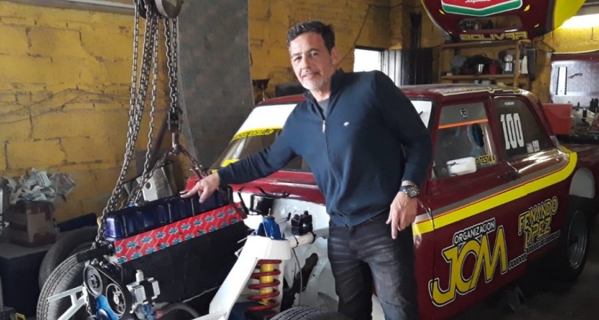 Facundo Testa compite en Casares con el motor prácticamente nuevo