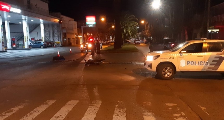 Fuerte impacto en Brown esquina Leiria