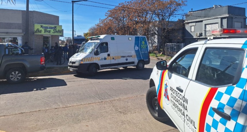 Incidente de tránsito en Fabrés García y Las Heras