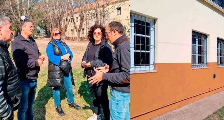 Pisano recorrió la Escuela de Educación Agraria Ingeniero Tomas Amadeo