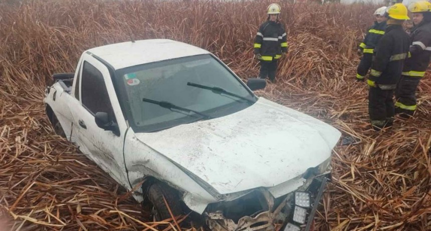 Ruta 65: Despiste de una Volkswagen Saveiro