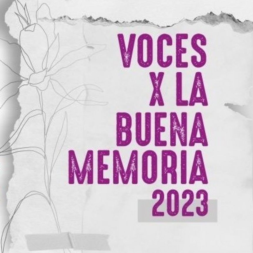 Continúa abierta la inscripción a Voces X La buena Memoria 2023