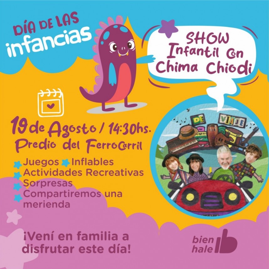 Hale celebra el Día de las Infancias con el show de Chima Chiodi