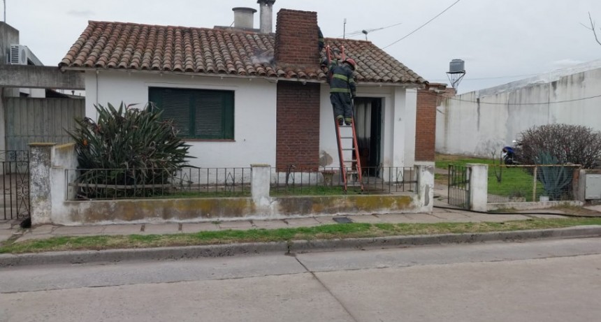 La salida de Bomberos Voluntarios del domingo por la tarde