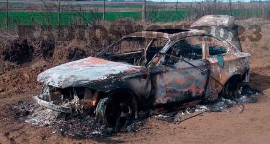 Apareció un auto incendiado que tenía pedido de secuestro activo