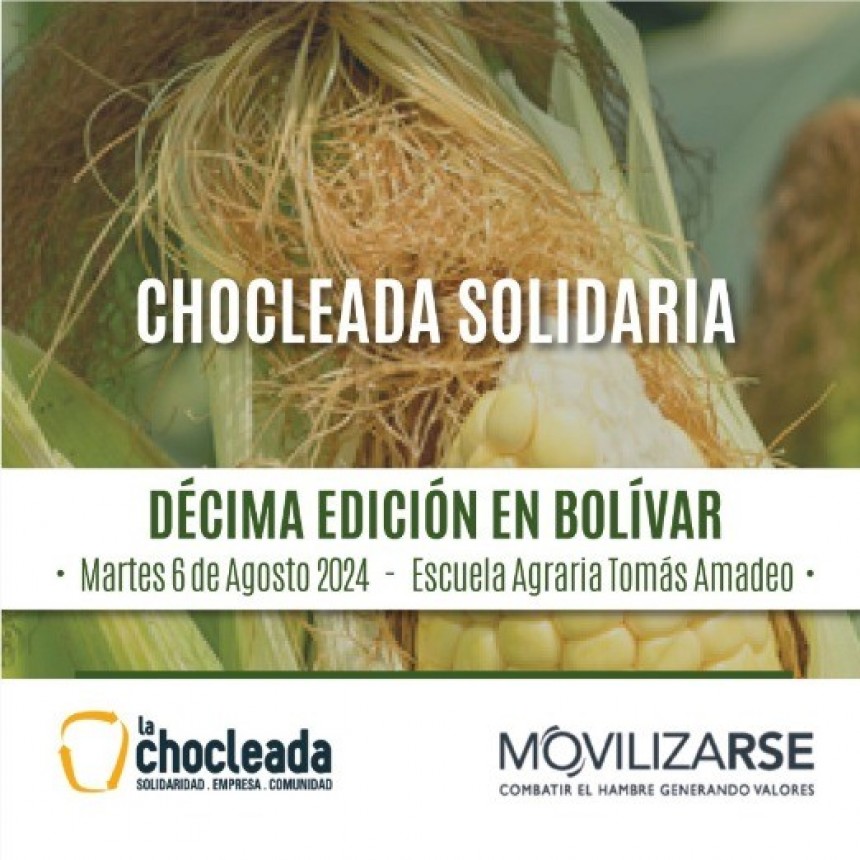 La Chocleada se realizará este martes en la Escuela Agropecuaria Tomás Amadeo