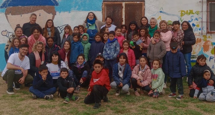 Patria Grande festejó el Día de las Infancias en barrio Los Zorzales