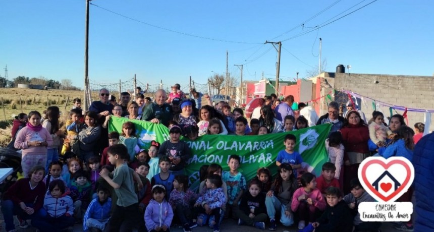 Olga Aguerrido: “Logramos hacer cien litros de chocolate y pudimos recibir a muchos chicos con sus familias, fue un día muy lindo para todos”