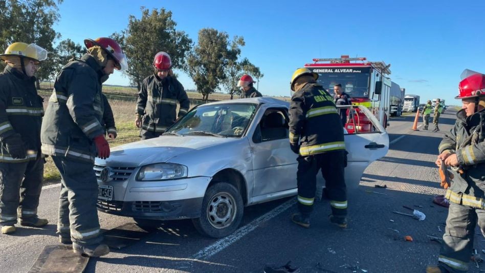 Ruta 205: Se registró un accidente fatal en jurisdicción General Alvear, falleció una niña de tres años
