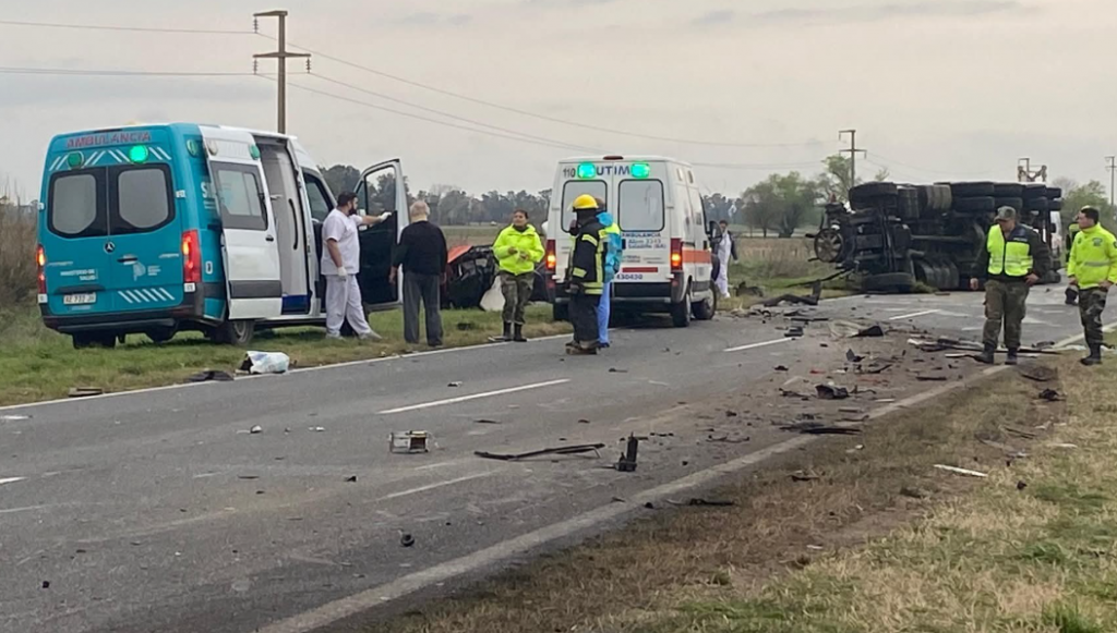 Ruta 205: Accidente fatal a la altura de Cazón