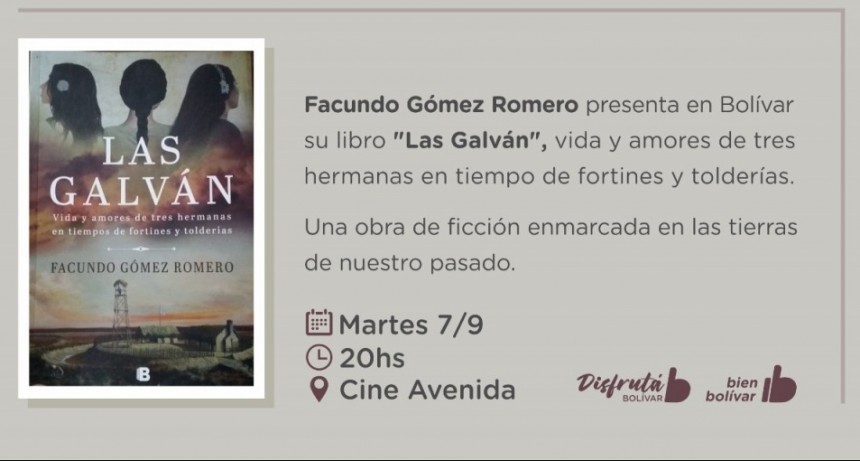 Este martes en el Cine Avenida, Facundo Gómez Romero presenta su libro 