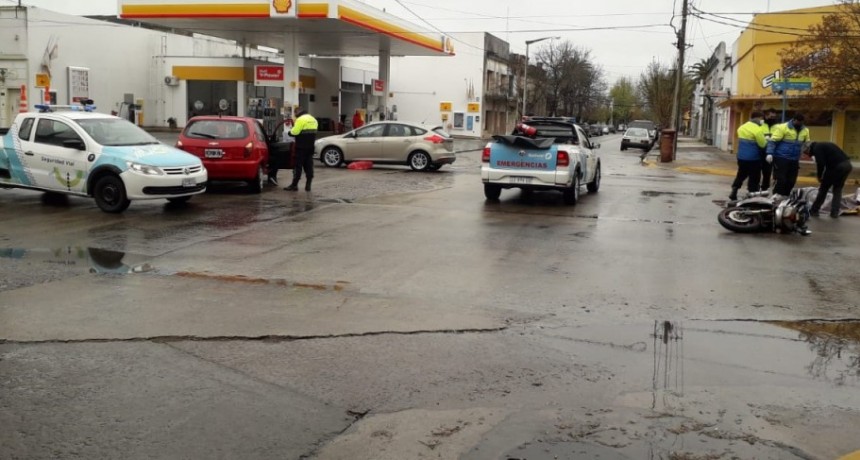 Este lunes al mediodía, el Equipo Emergente de la ciudad debió asistir a dos accidentados