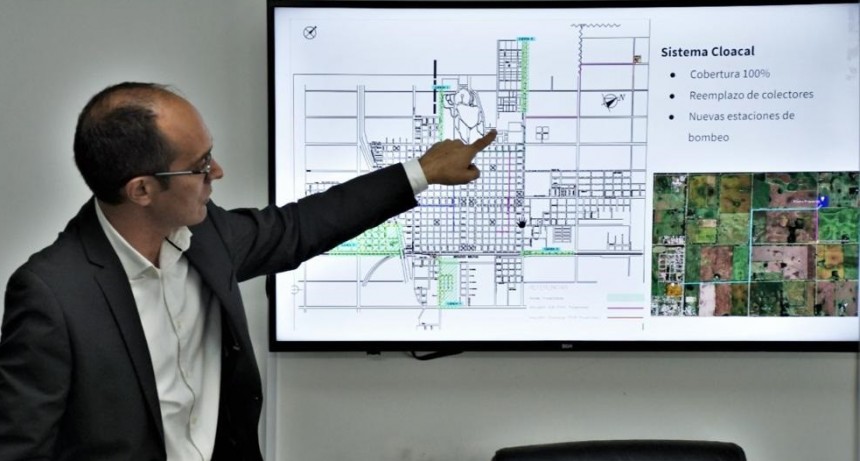 Pisano se reuni&oacute; con &Aacute;lvarez y Loggio de ENHOSA, para avanzar en la relocalizaci&oacute;n de la Planta Depuradora