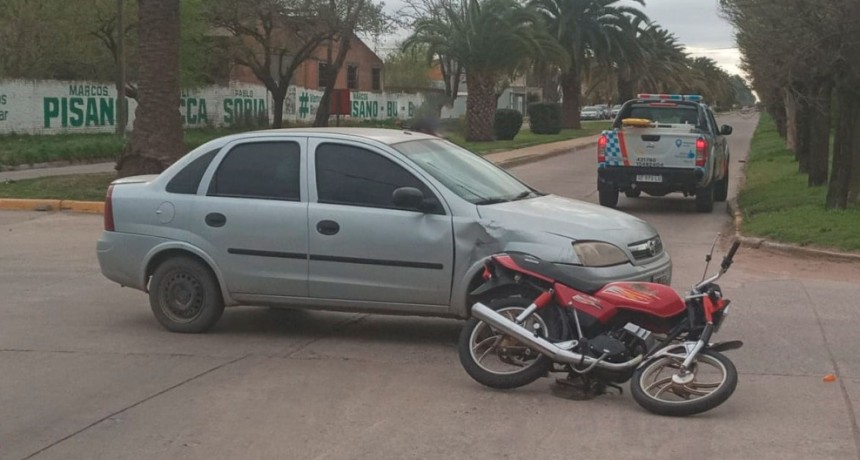 Se registró una colisión en Rodríguez Peña y Pedro Vignau