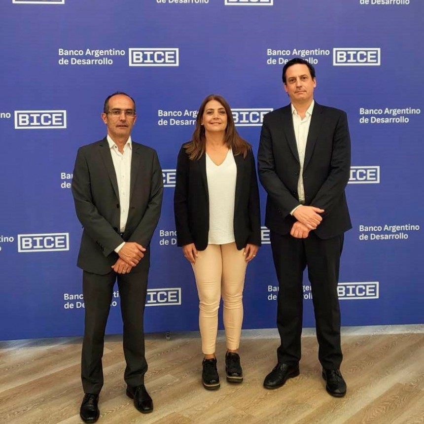 El intendente Pisano gestiona financiamiento del Bice para inversión productiva en Bolívar