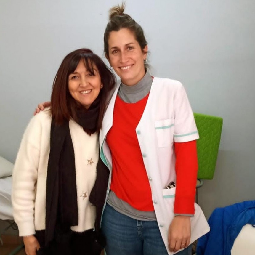 Sandra Renna entrevistó a las Obstetricias Daniela Leiva y Victoria Bustos en el día de referencia