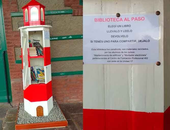 En una cárcel bonaerense crearon una Biblioteca al Paso, para la Estación de Trenes de Urdampilleta