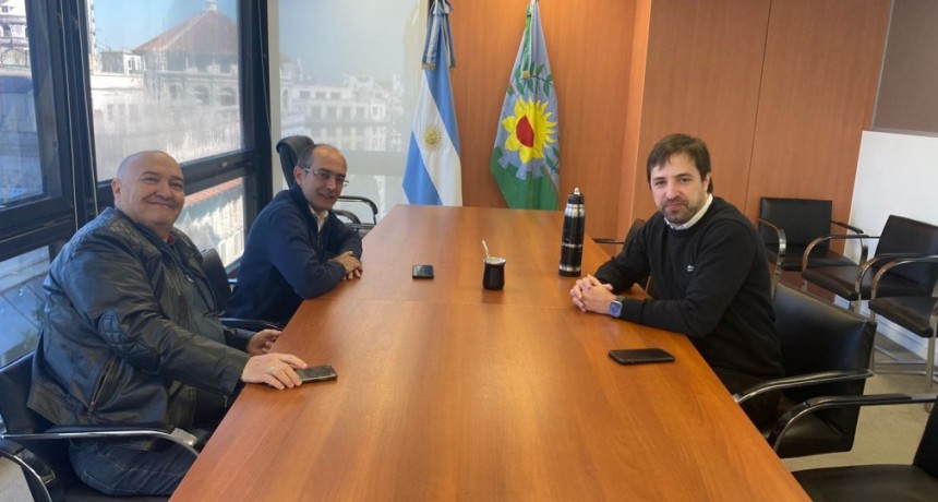 El Intendente Marcos Pisano se reunió con el Ministro de Salud Nicolás Kreplak 