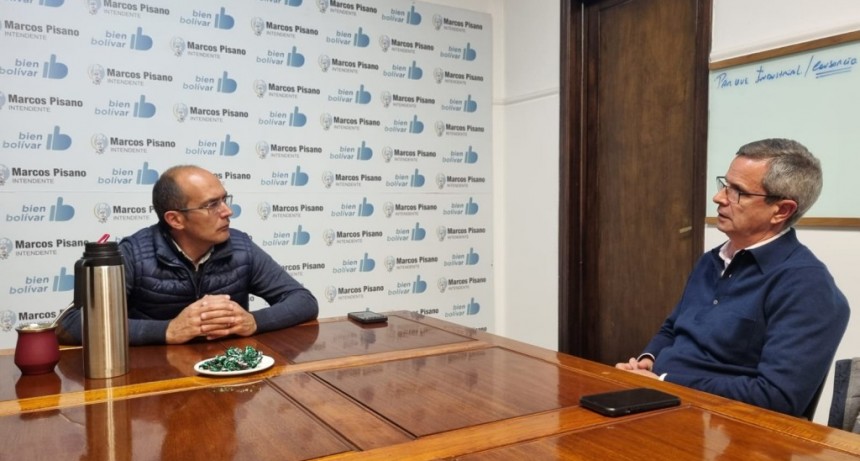 Pisano recibió al ingeniero Lucas Niklison, expresidente del Hospital Universitario Austral