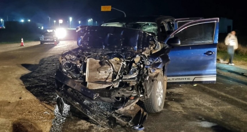 Se registró una colisión por alcance