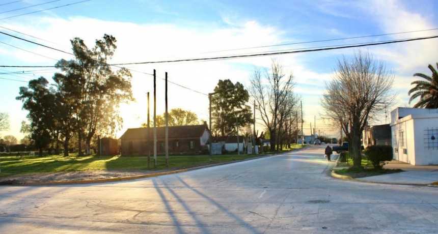 Villa Diamante ya tiene sus calles 100% pavimentadas, quedó habilitada la última cuadra 
