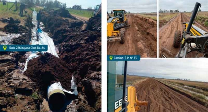 Dirección Vial Municipal: Informe de los trabajos realizados en agosto, en diferentes sectores del Partido de Bolívar