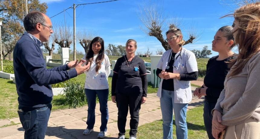 El Intendente Marcos Pisano mantuvo una jornada de trabajo en Hale, donde fue recibido por la Delegada Municipal
