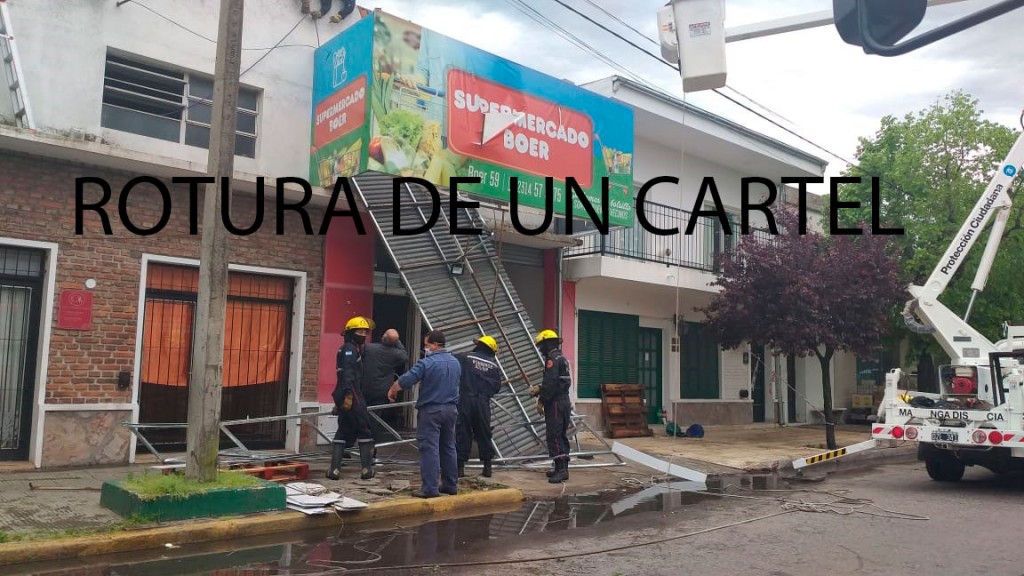 Las imágenes de la tormenta que dejó huellas en planta urbana y zona rural