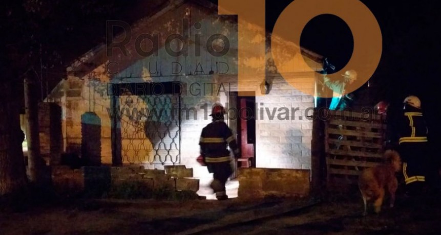 La salida de Bomberos fue hacia una vivienda de Barrio Pompeya