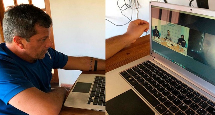 Alejandro Viola mantuvo una reunión virtual con el Subsecretario de Deportes de la Provincia de Buenos Aires