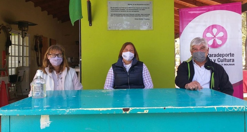 La presidenta de la Comisi&oacute;n Deportiva Paraecuestre brind&oacute; una capacitaci&oacute;n en C.A.E.A 