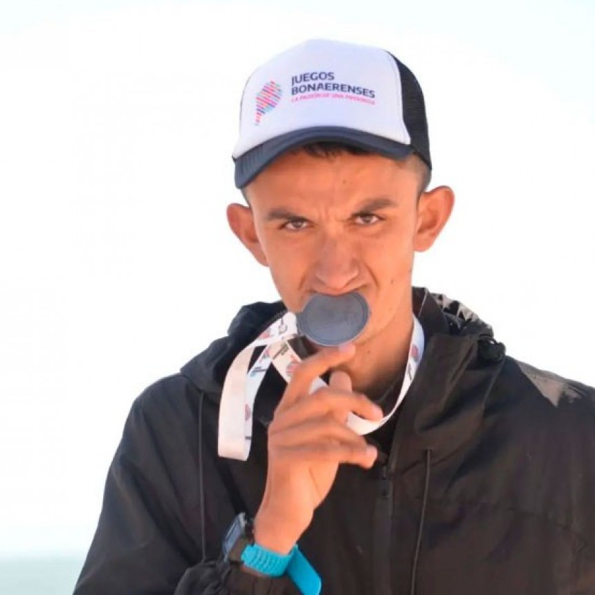 Lautaro Vivas ganó la primera medalla para  Bolívar en las finales de los Juegos Bonaerenses