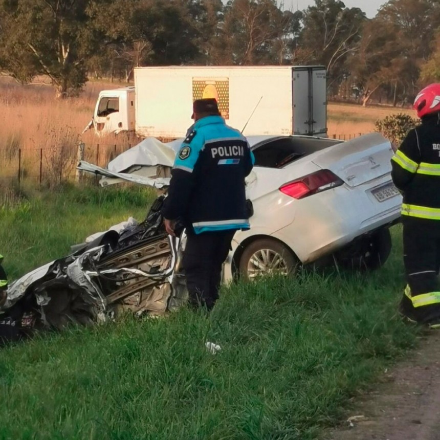 Fatal accidente en ruta 205, a la altura de Lobos