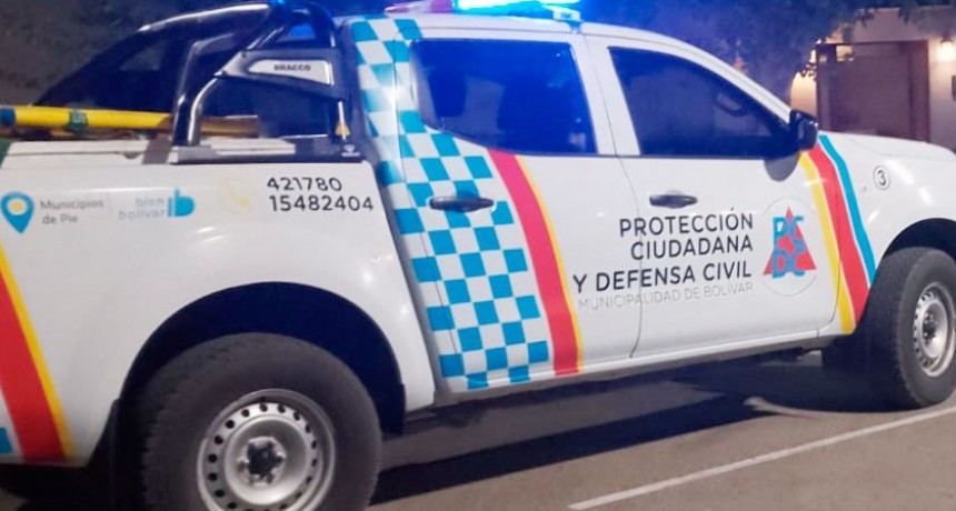 Se descompensó un hombre de contextura física importante y requirió la participación de Bomberos Voluntarios y el resto del Equipo Emergente