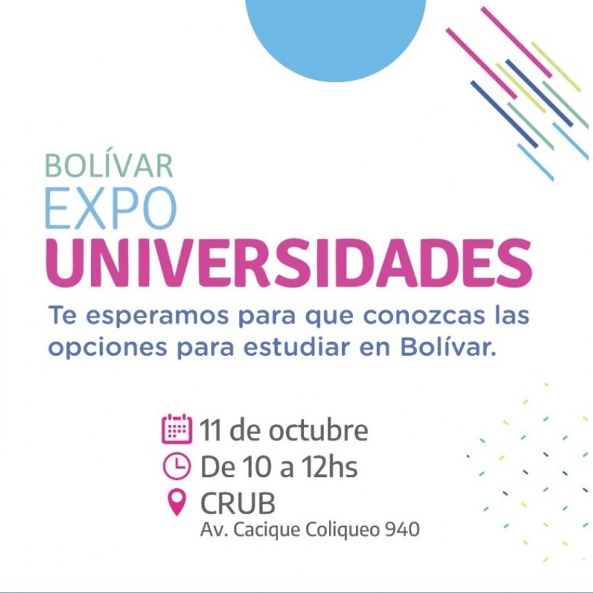 Se realizar&aacute; una nueva edici&oacute;n de la expo universidades en el CRUB