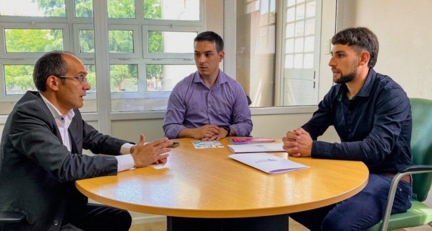 El Intendente Pisano se reunió junto a José Aristondo, con el Director de Promoción Integral Juvenil